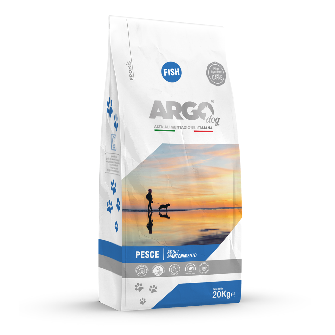 ARGO- ארגו מזון לכלב בוגר דגים- 20 ק