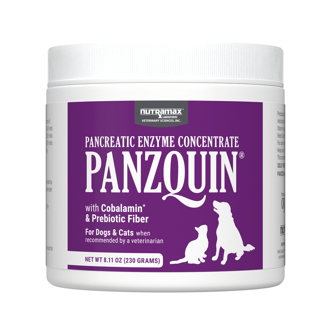 תוסף אנזימי לבלב Panzquin Nutramax באבקה, 230 גרם