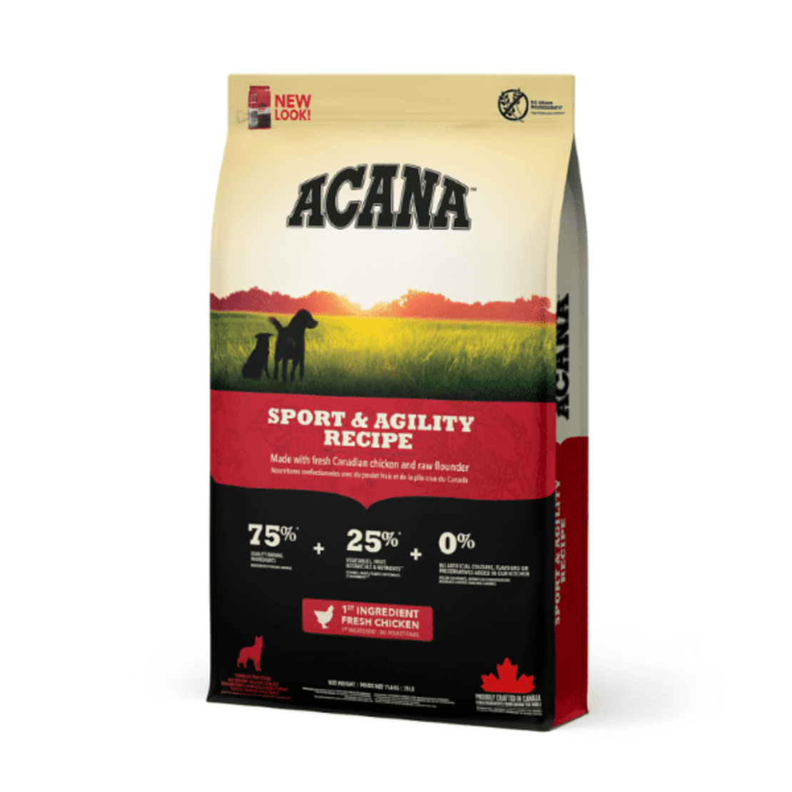 אקאנה הריטג' מזון לכלבי עבודה/ספורט 17 ק