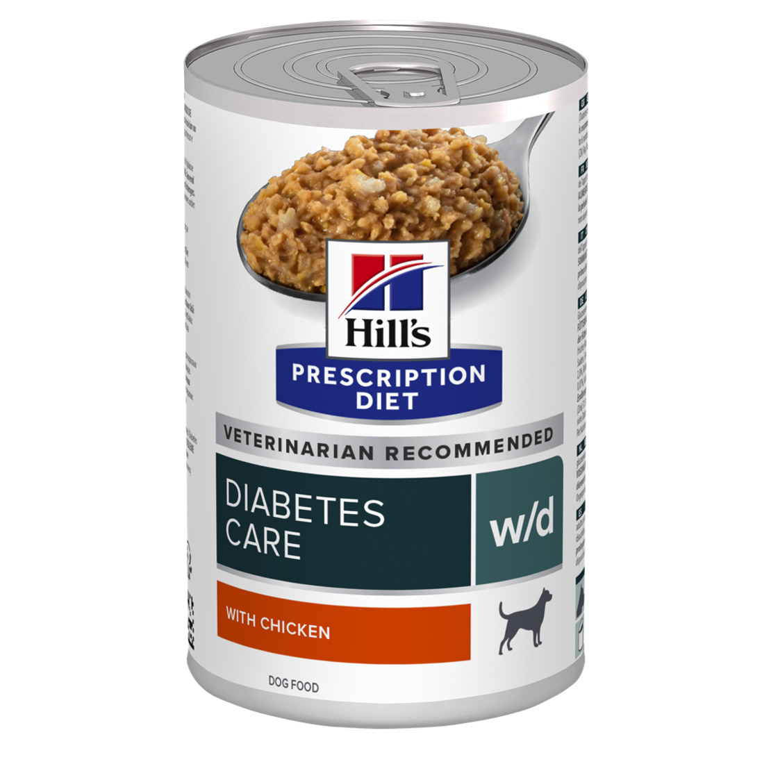 שימורי w/d | Hill's Prescription Diet דיאביטיס קייר לכלב, 370 גר' (עם עוף)