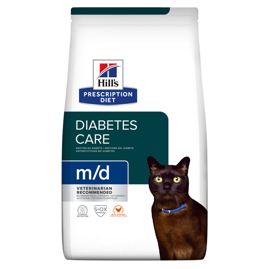m/d | Hill's Prescription Diet דיאביטיס קייר לחתול, 3 ק