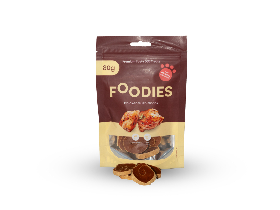 חטיף FOODIES סושי עוף 80 גרם - פודיס