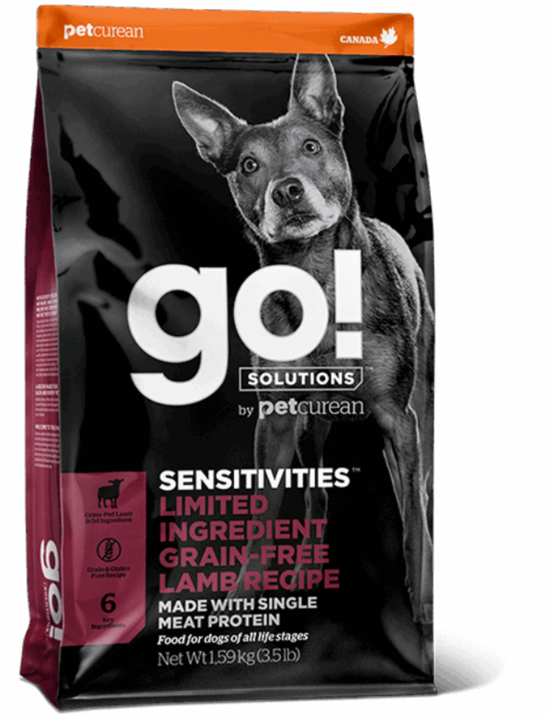 GO - גו סנסיטיב כבש מזון לכלב 10 ק