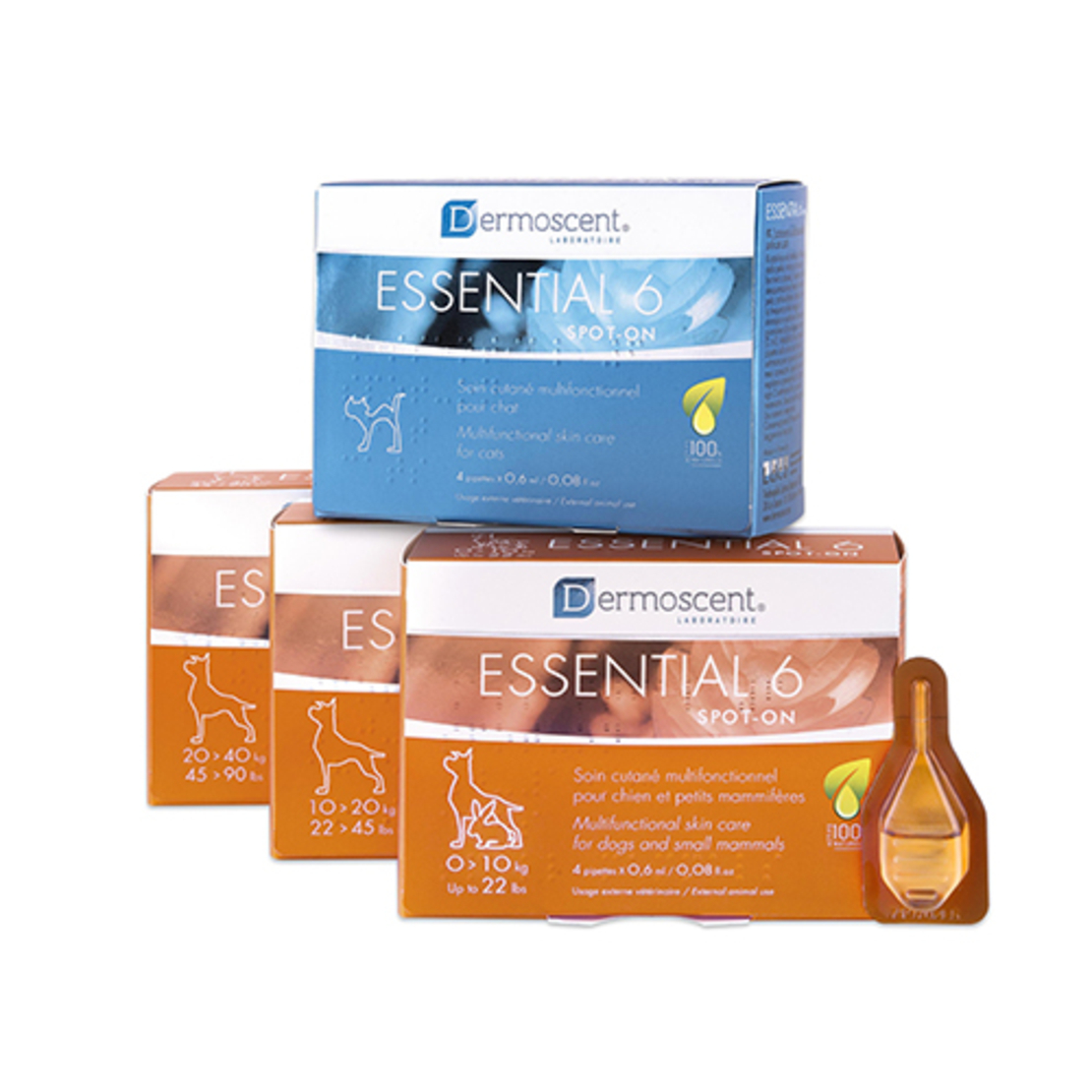 טיפות Essential6® spot-on לחתולים