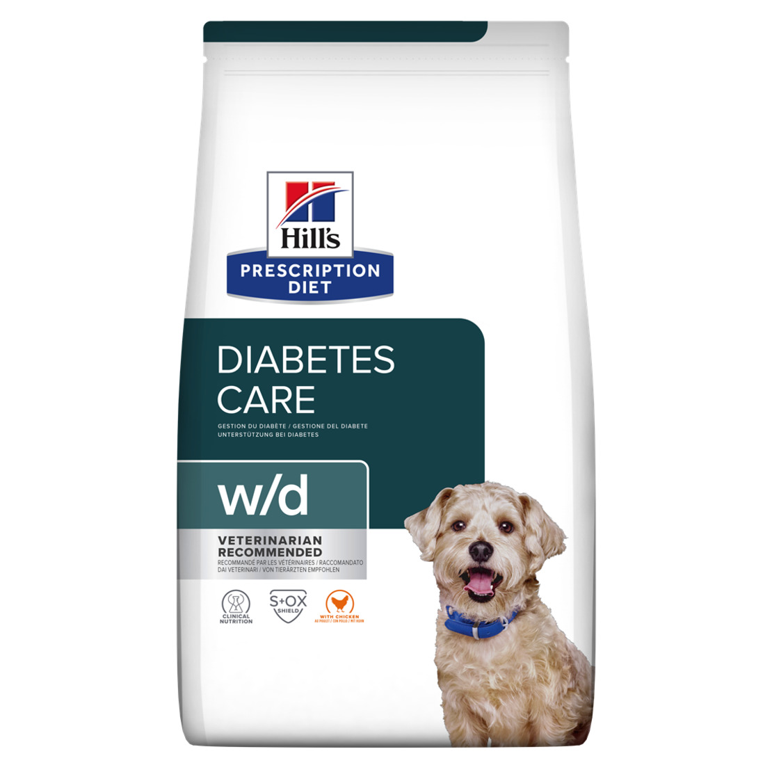 w/d | Hill's Prescription Diet דיאביטיס קייר לכלב, 10 ק