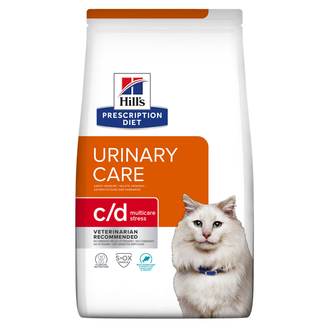 c/d | Hill's Prescription Diet מולטיקייר סטרס לחתול, 8 ק