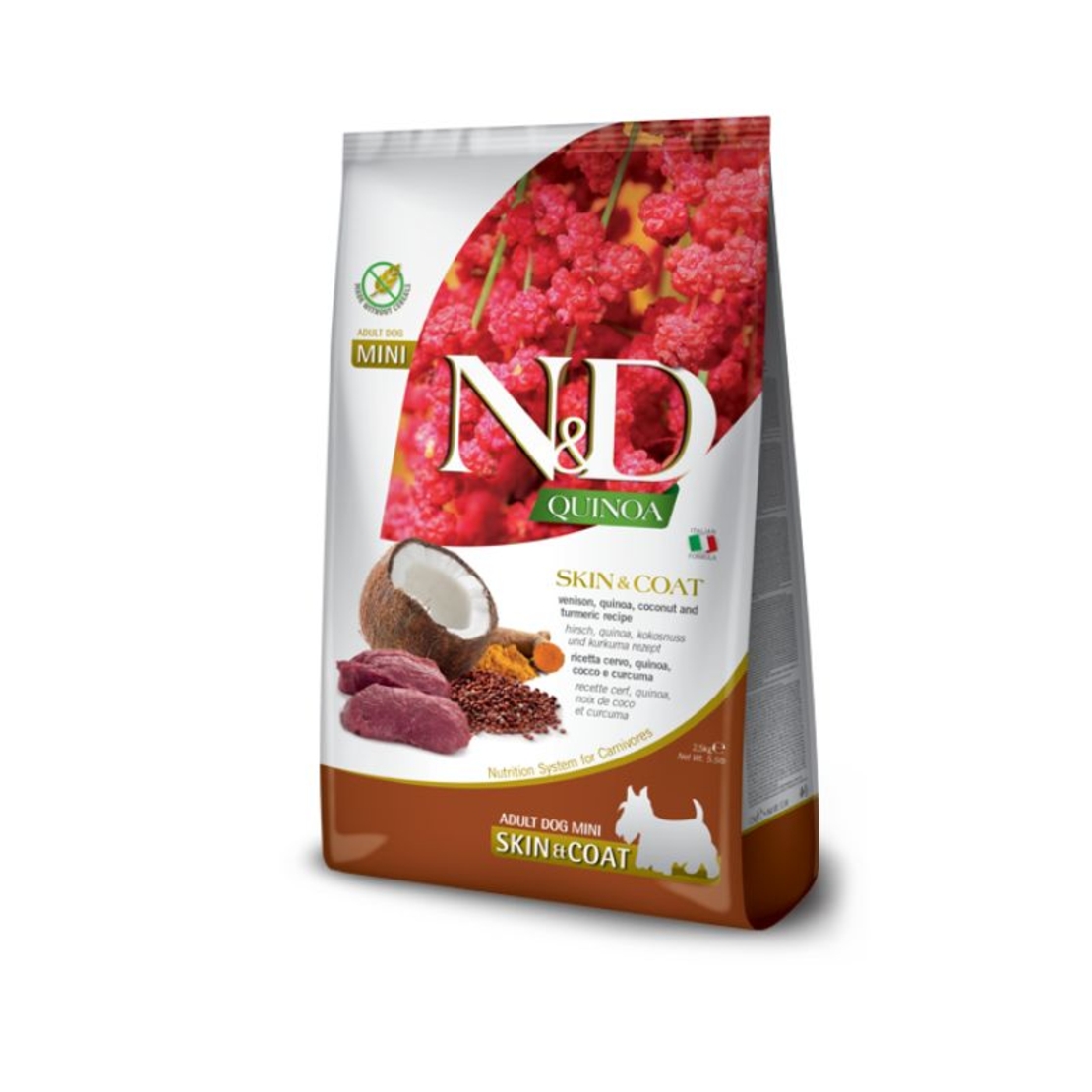 ND קינואה פרווה צבי כלב מיני 2.5 ק