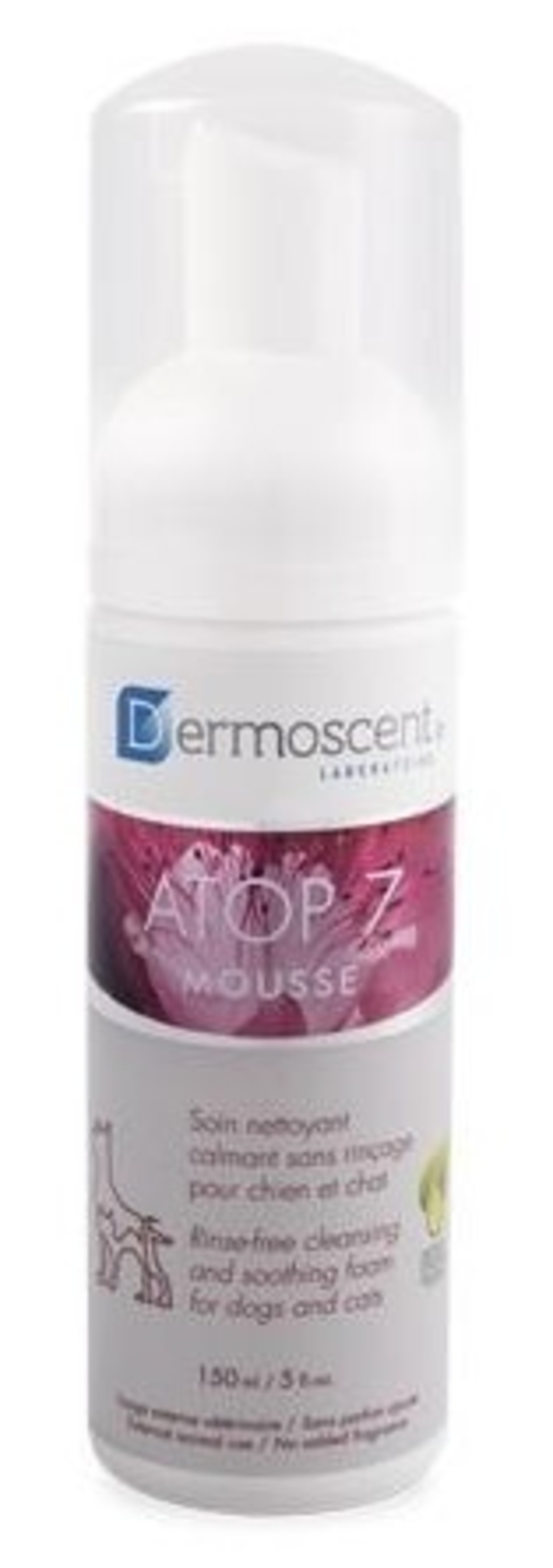 דרמוסנט ®ATOP7 מוס לכלבים וחתולים, 150 מ