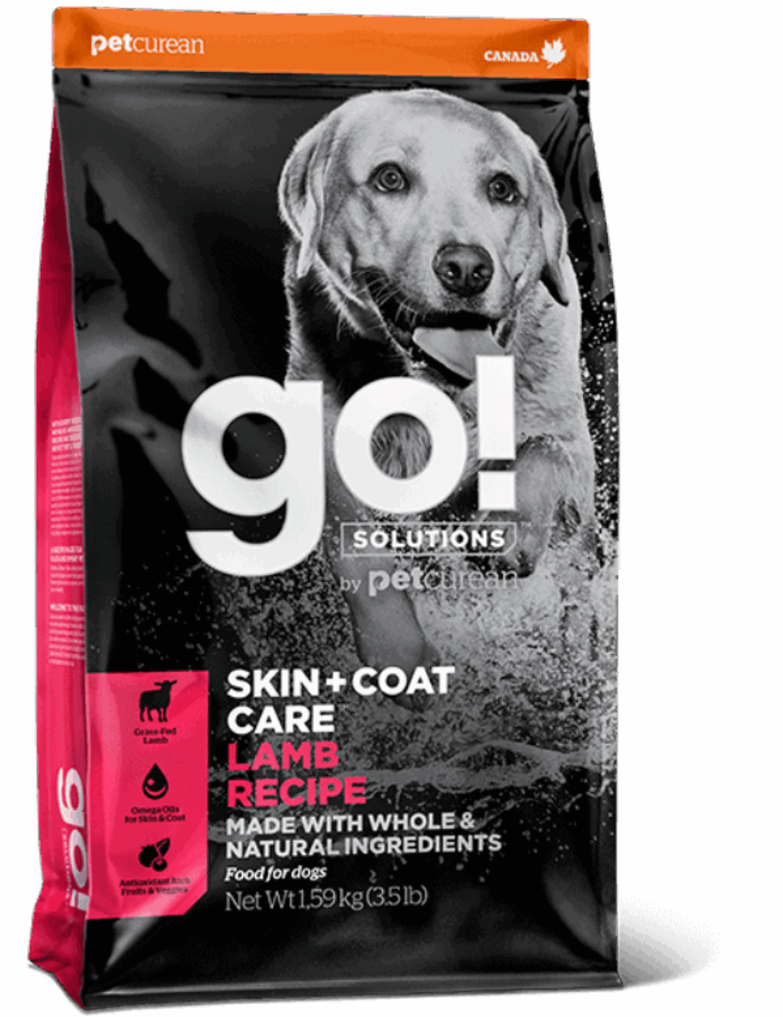 GO - גו כבש ודגנים מלאים מזון לכלב 9.98 ק