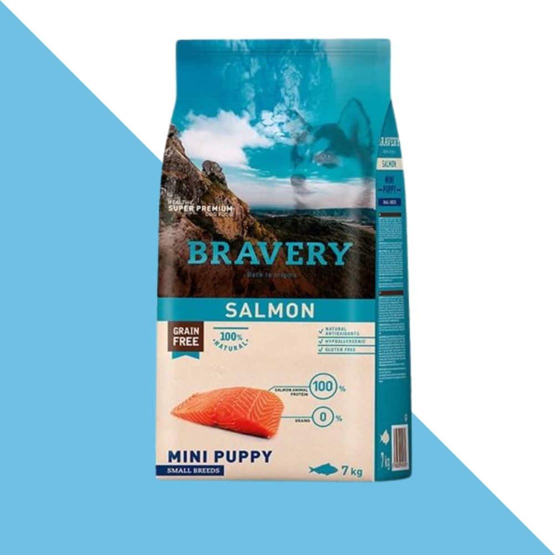 ברייברי סלמון מיני לגורים היפואלרגני 7 ק