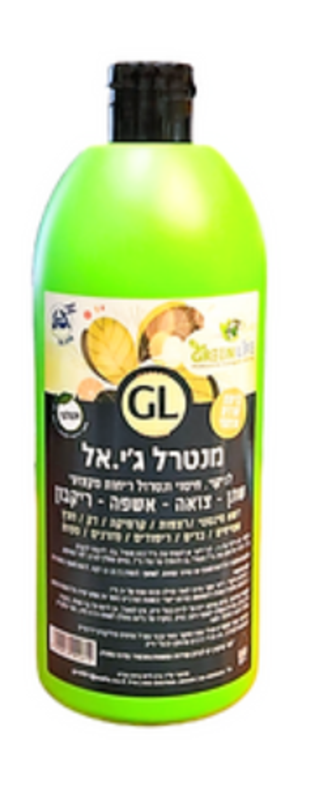 מנטרל ג'י אל לניקוי חיטוי ונטרול ריחות שתן, צואה, אשפה, ריקבון (1 ליטר)