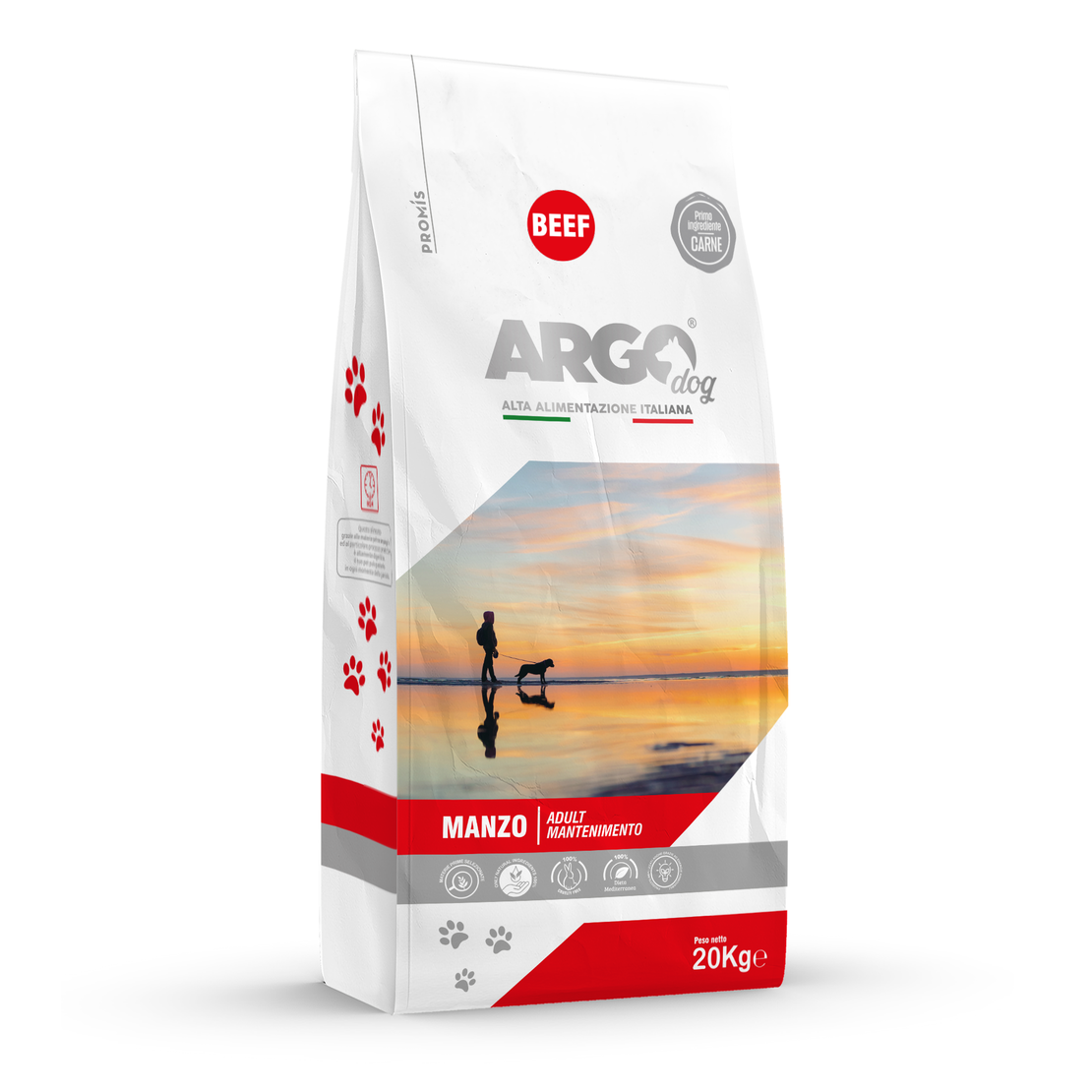 ARGO- ארגו מזון לכלב בוגר בקר-20 ק