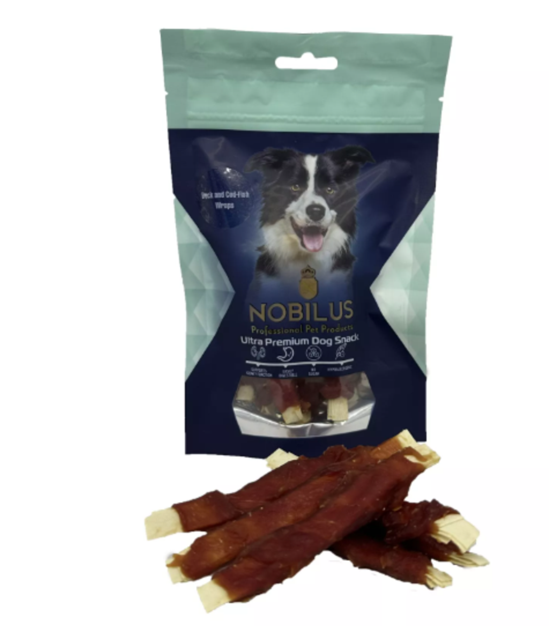 חטיף לכלב – נובילוס דג קוד וברווז