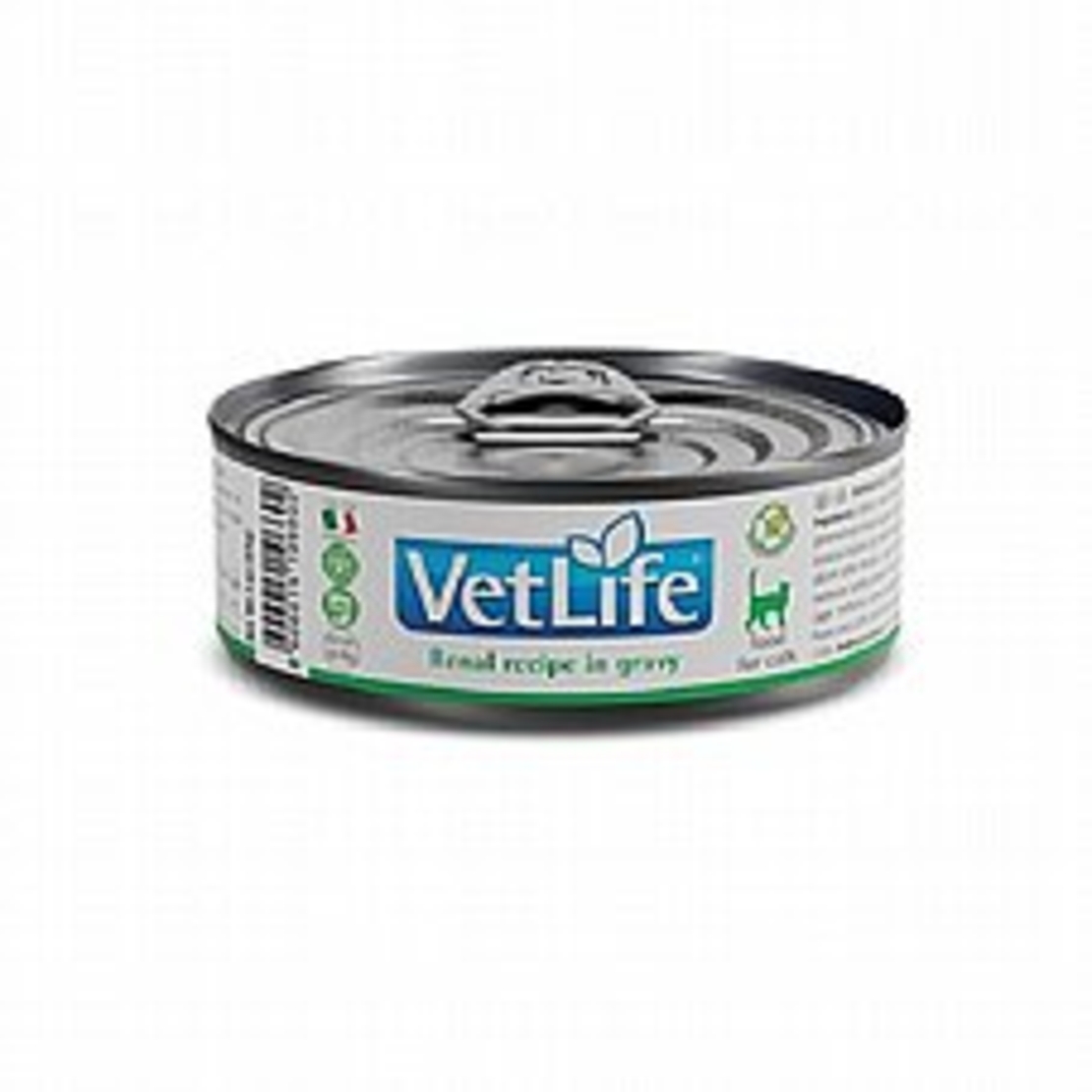 Vet Life וט-לייף 85 גרם מזון רטוב (שימור) לחתולים (רנאל) וטלייף VETLIFE פחית