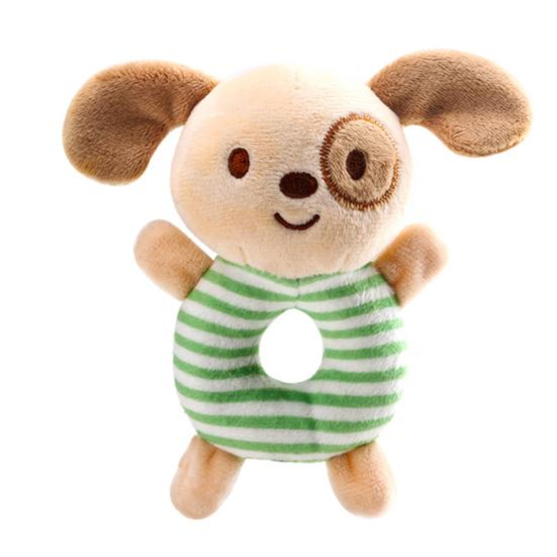 6# - ילדים זו שמחה לבן : סלסילה שחור-לבן משמחת מכילה חליפת שני חלקים, קפוצ'ון ורעשן טבעת קטיפתי