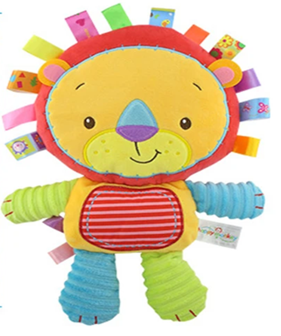 16# - שינה מתוקה לבת ולבן : סט מצעים מכותנת ג'רסי, בובת חיבוקי למיטה, בגד גוף ומכנסוני רגלית וטבעת עץ עם נשכני סיליקון