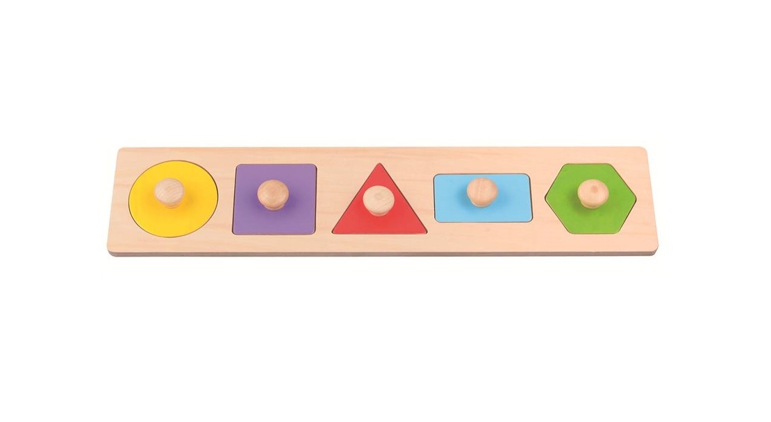פאזל עץ גאומטרי התאמת צורות