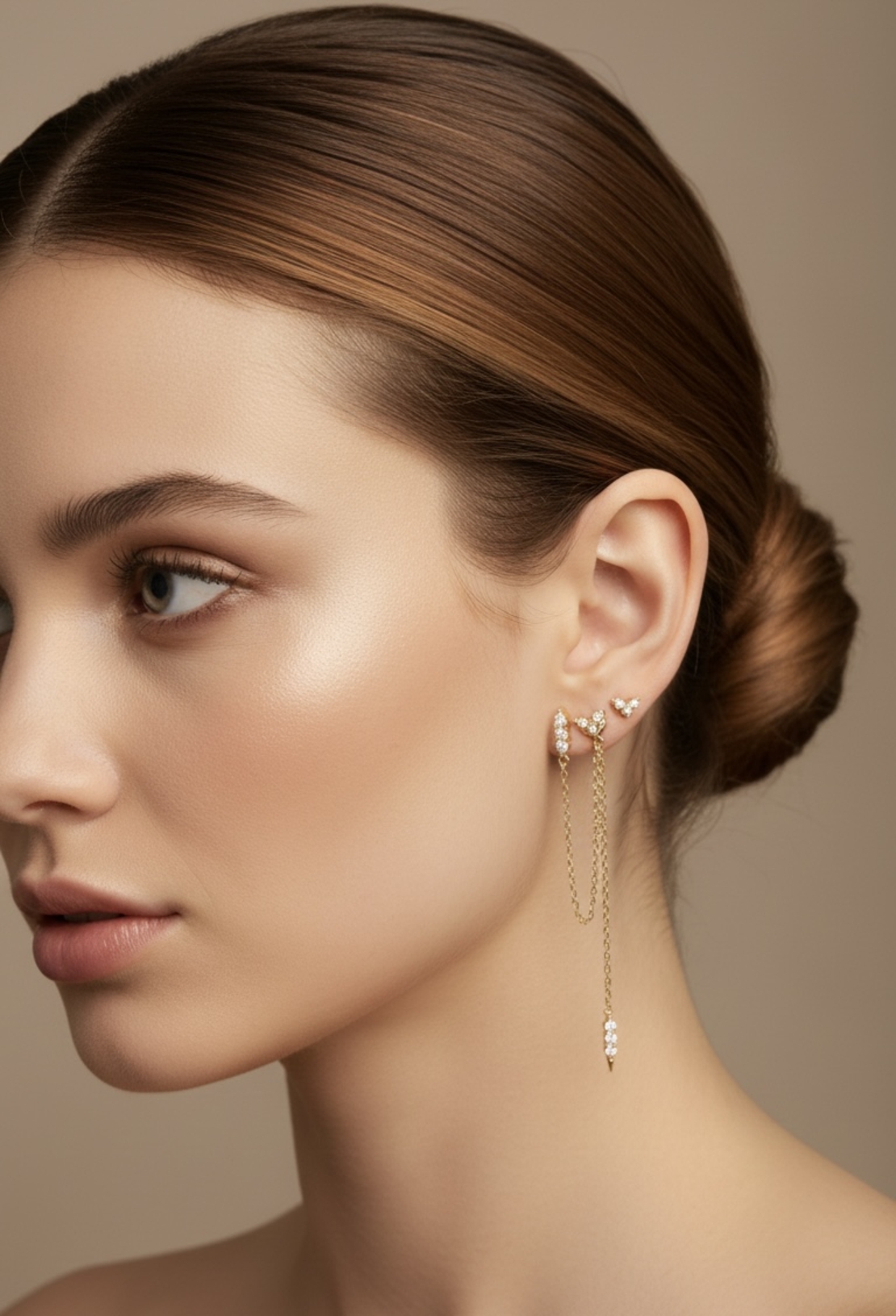 עגיל Glow כפול