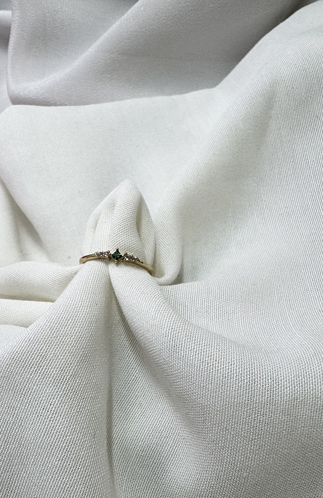 טבעת לוסי ירוק