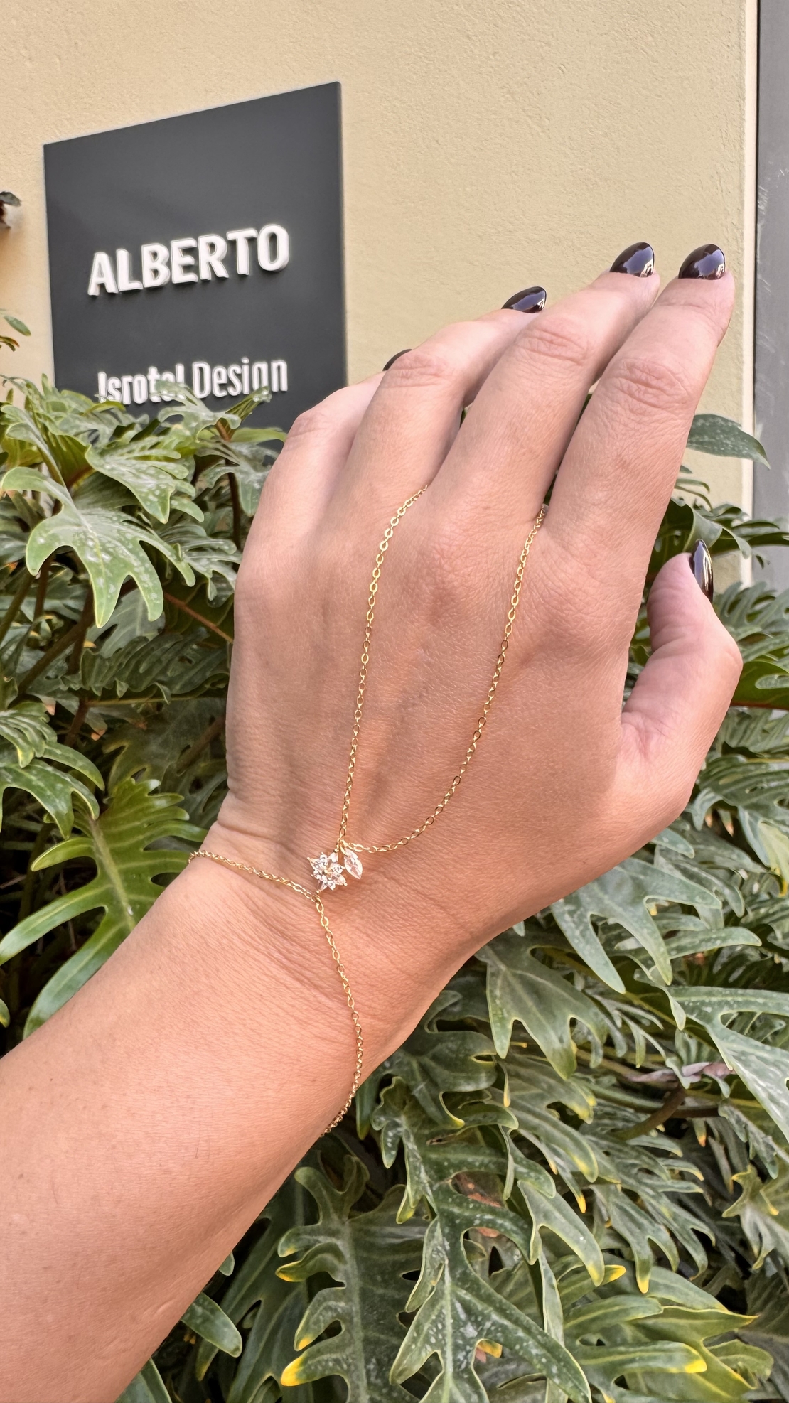 צמיד טבעת מריה זהב