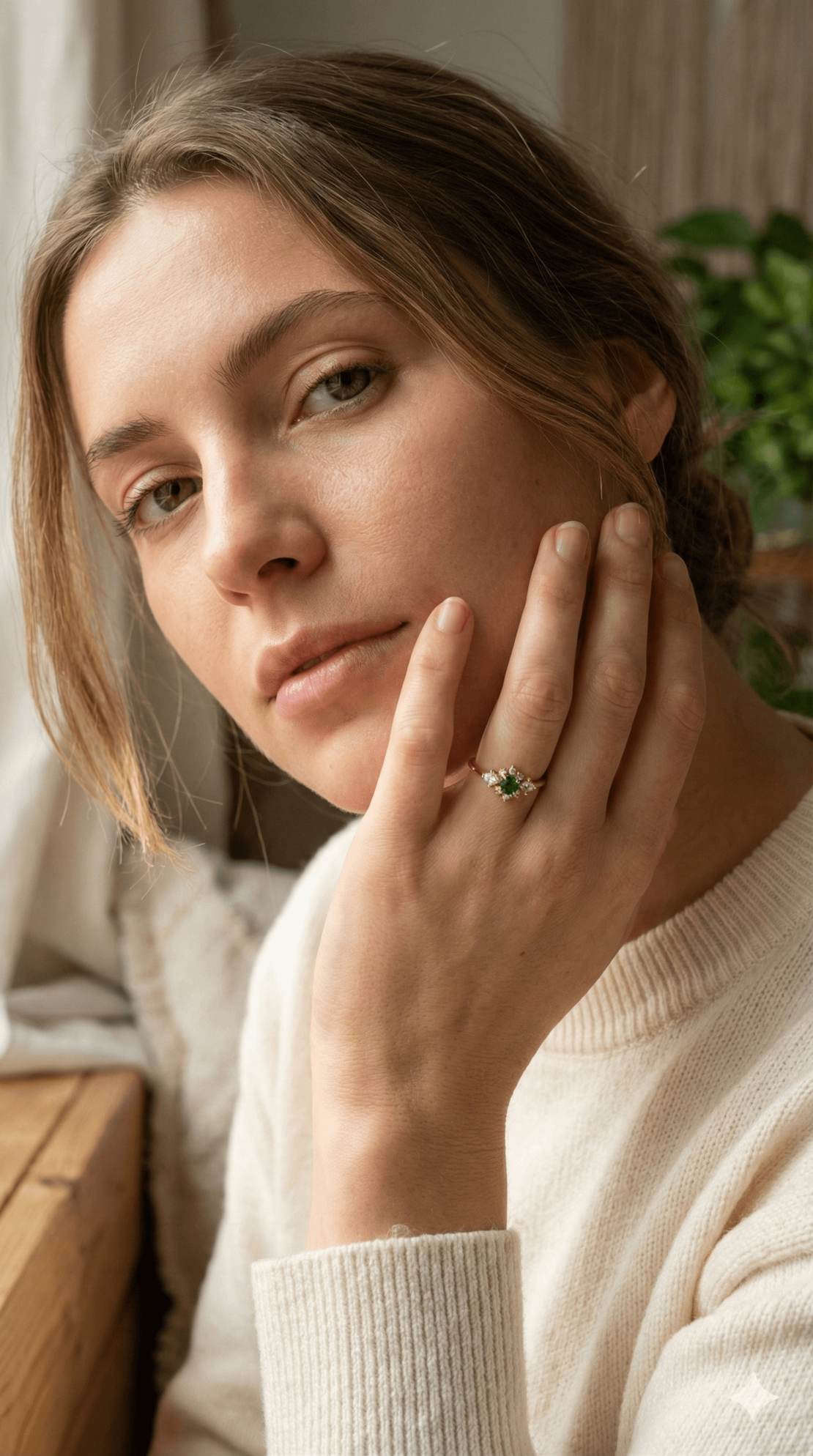 טבעת אליסה ירוק