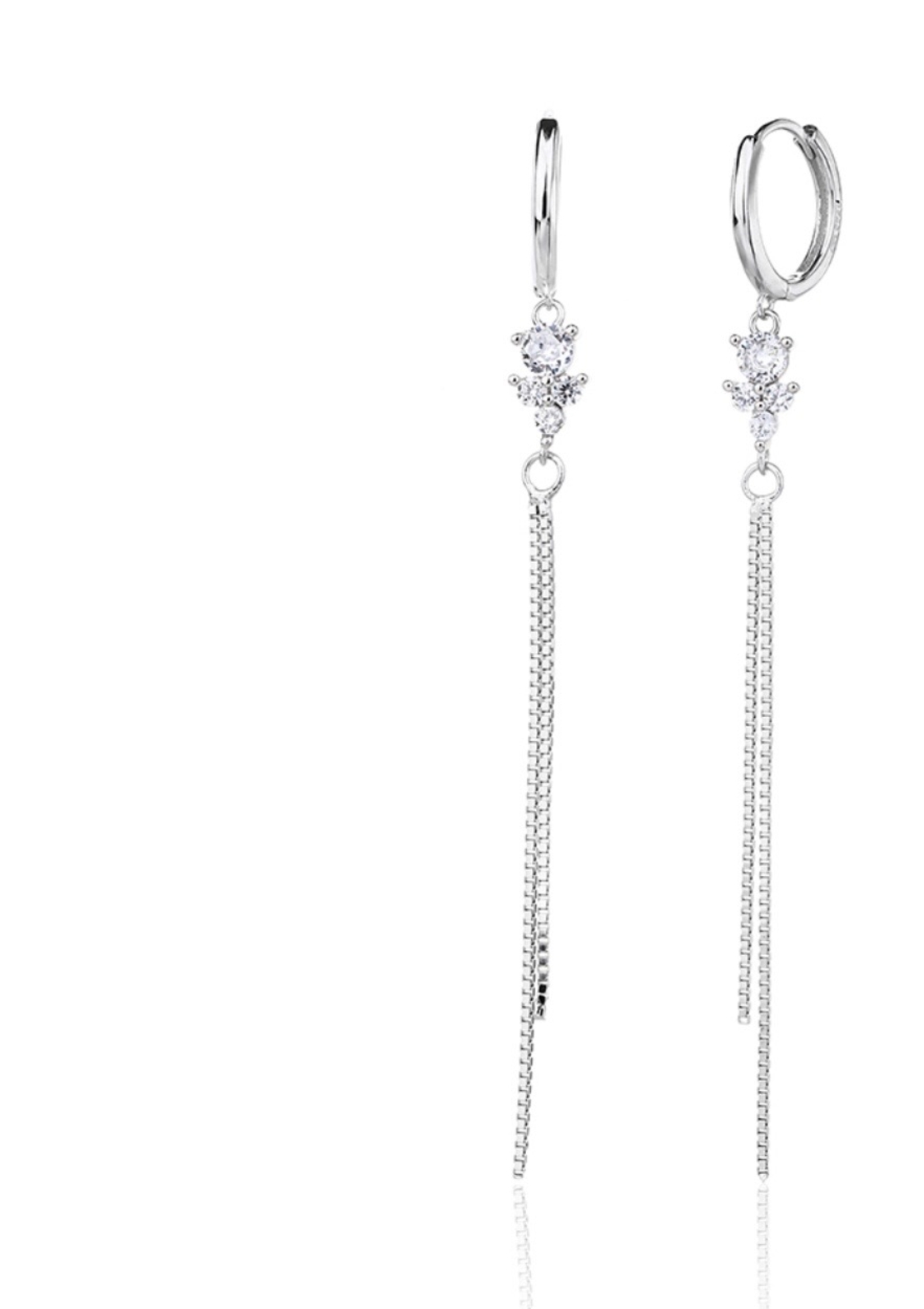 עגילי איריס כסף