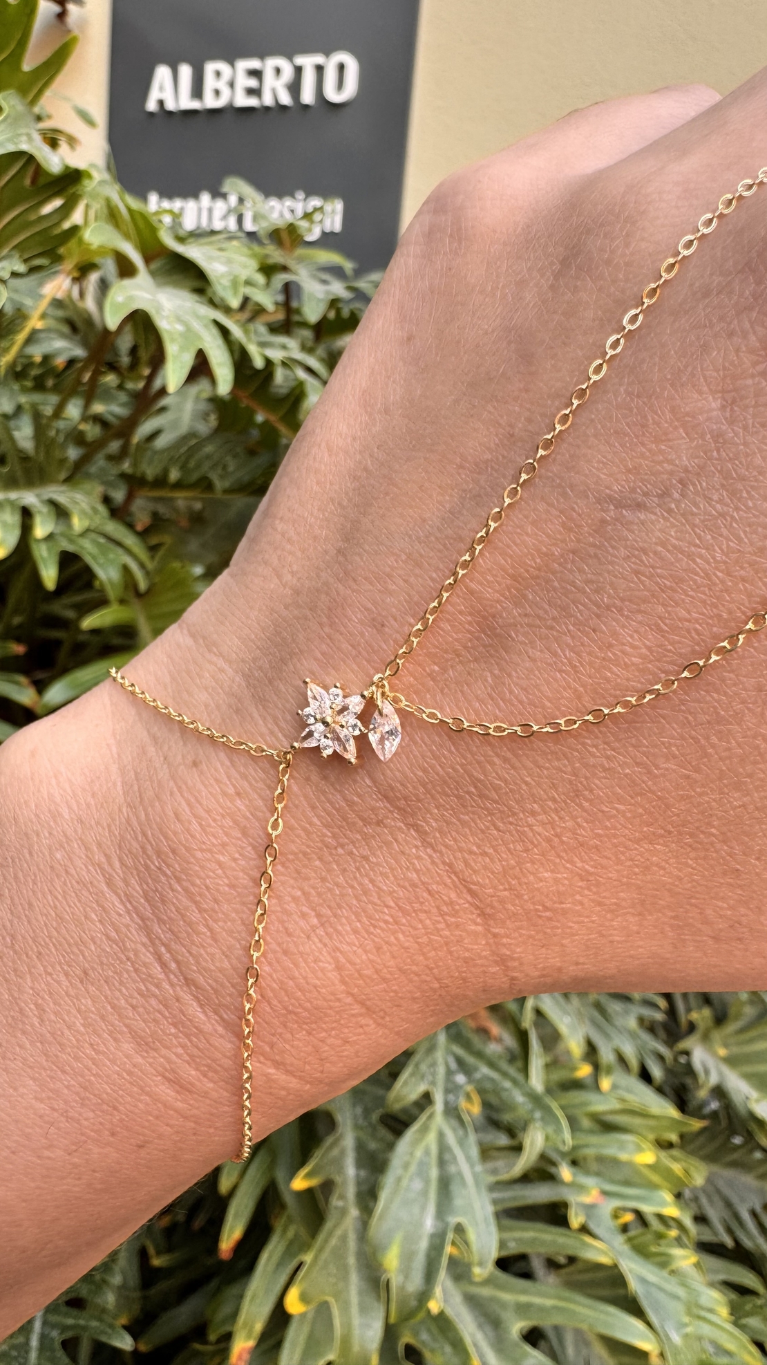 צמיד טבעת מריה זהב