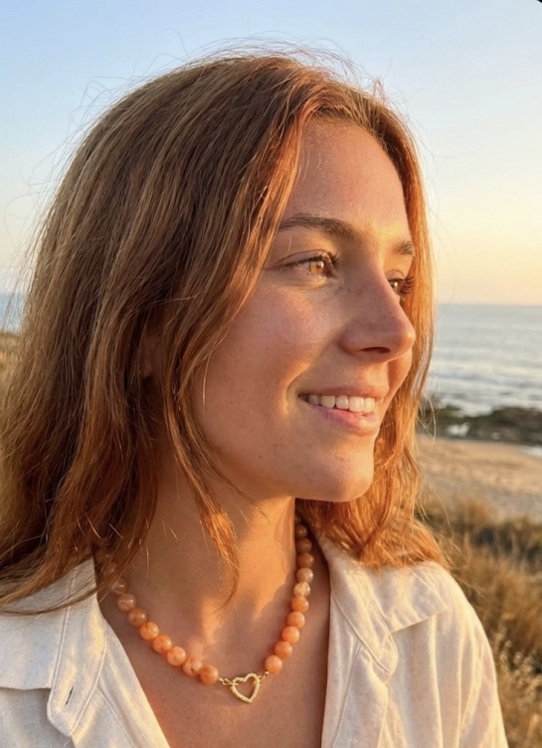 שרשרת Sunstone לב