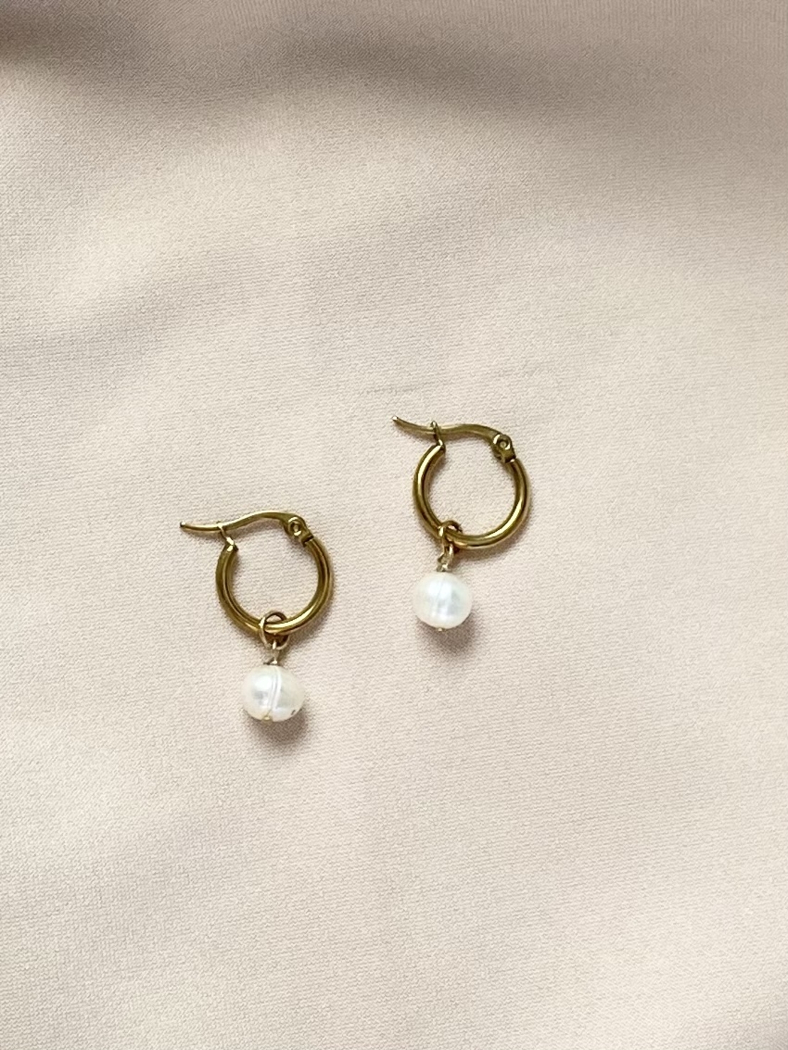 עגילי Golden Pearl