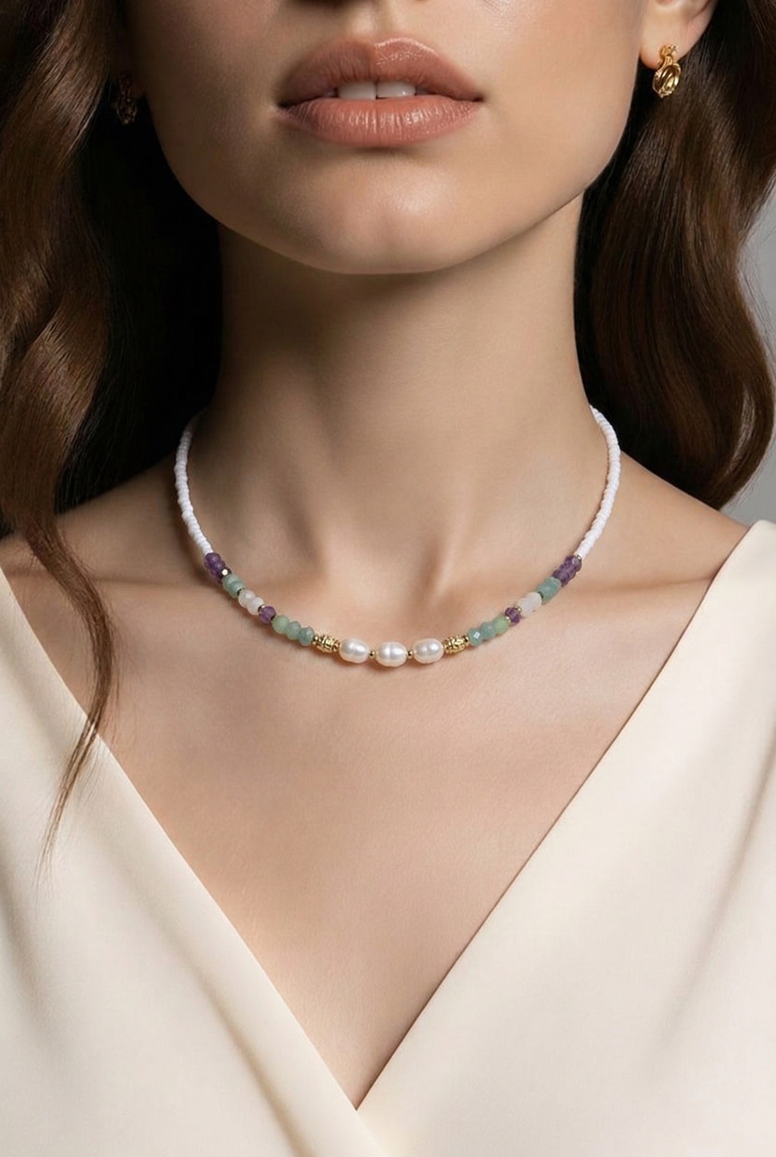 שרשרת PASTEL PEARL