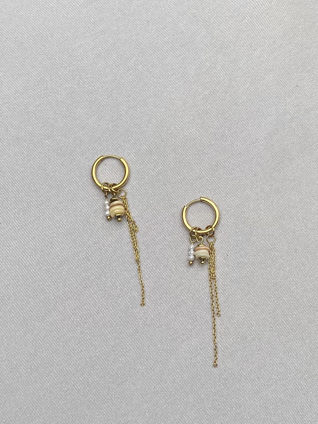 סט פנינים וצדפים גולדפילד