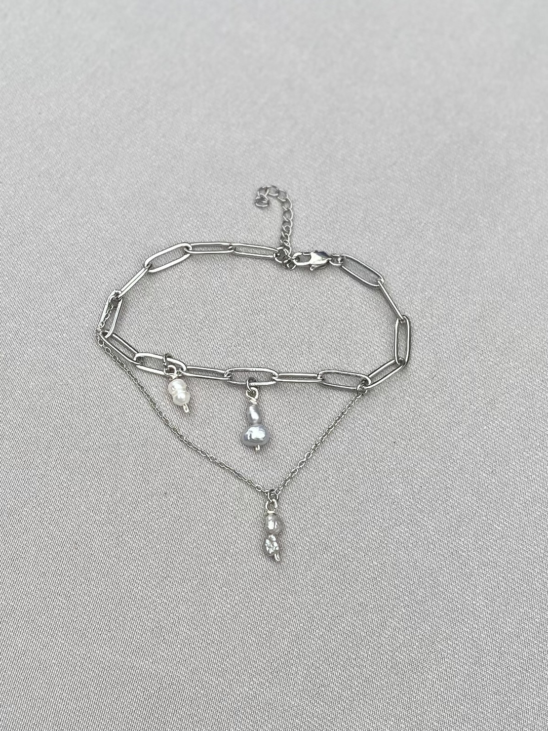 צמיד כסף חוליות