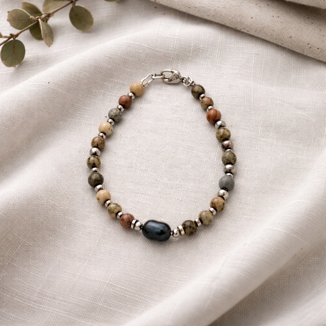 צמיד אבני טבע Forest Breath