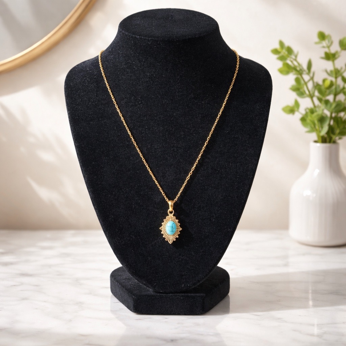 שרשרת טורקיז תליון וינטג׳