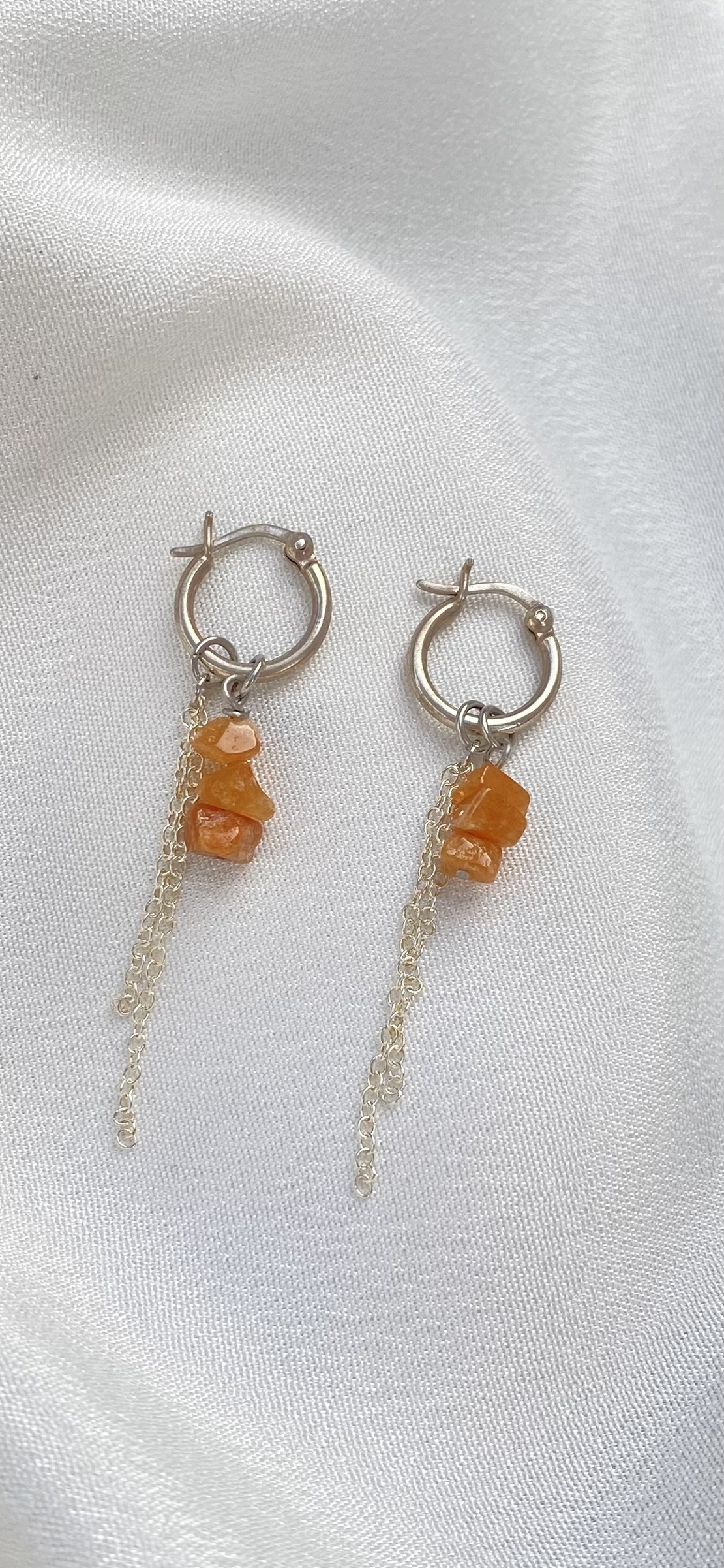 עגילי גספר כתום