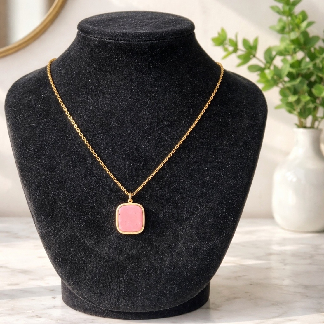 שרשרת תליון רוזקוורץ