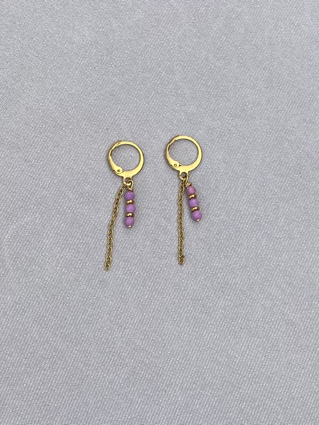 עגילי שרשרת ג’ייד