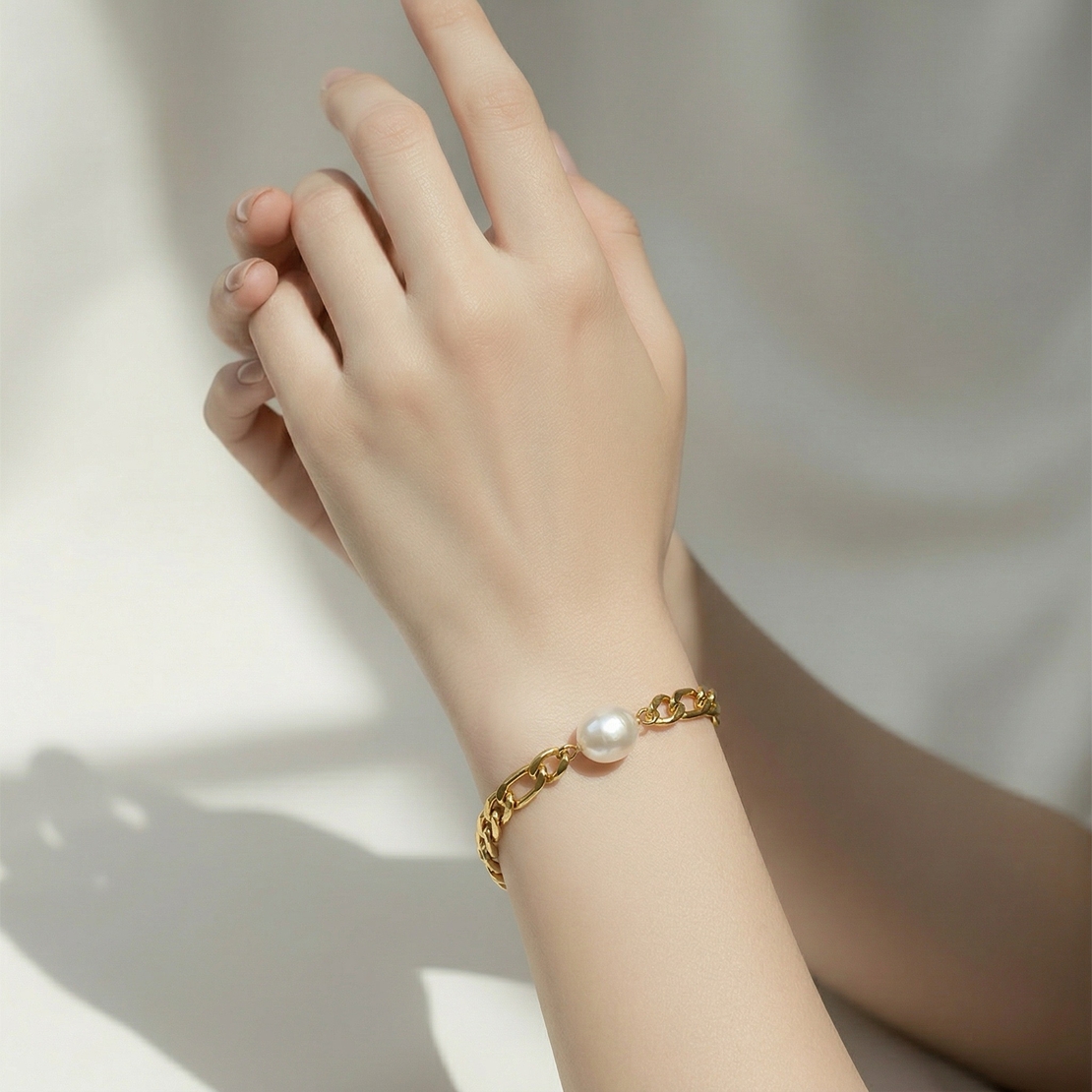 צמיד גולדפילד פנינה