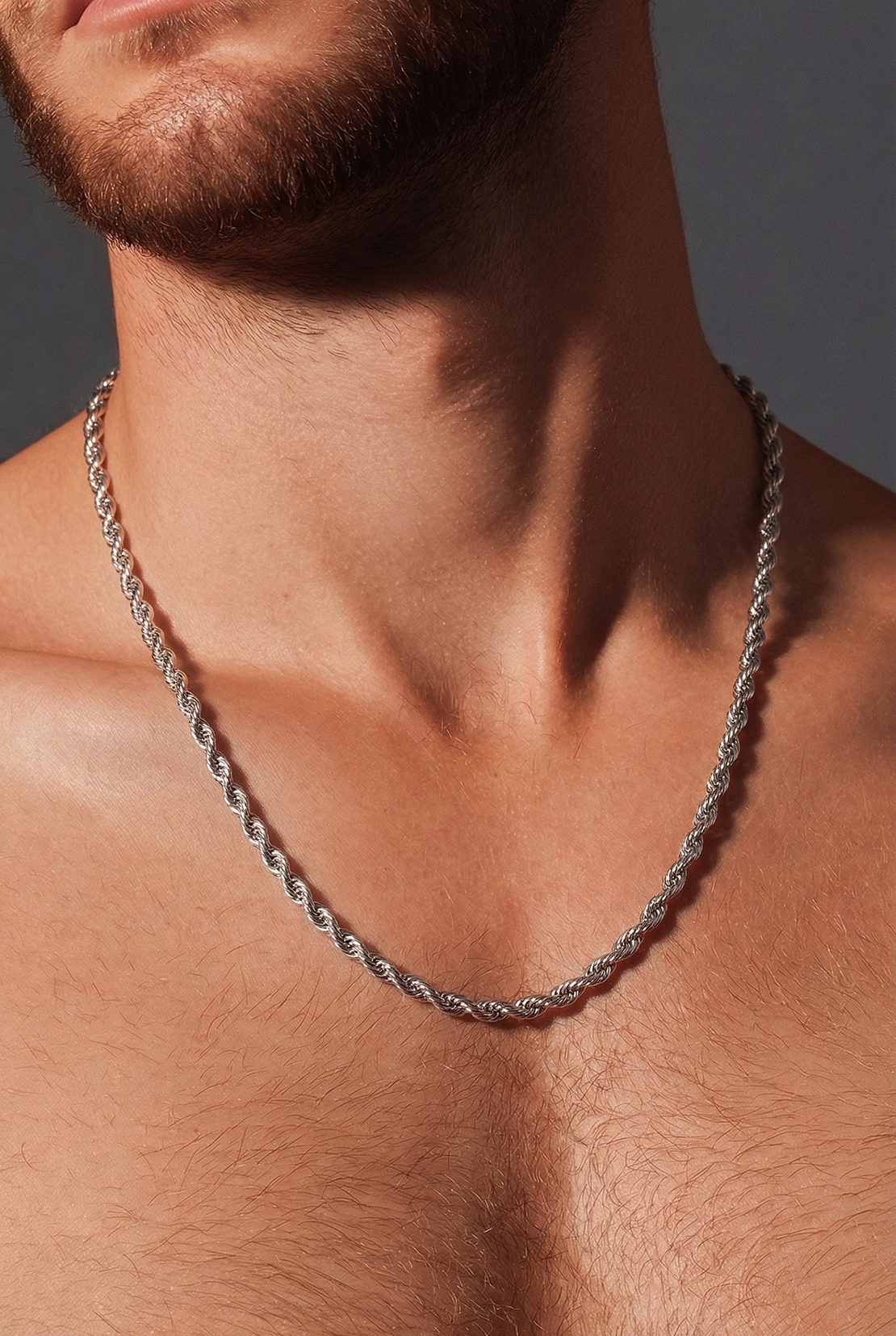 שרשרת כסף לגבר