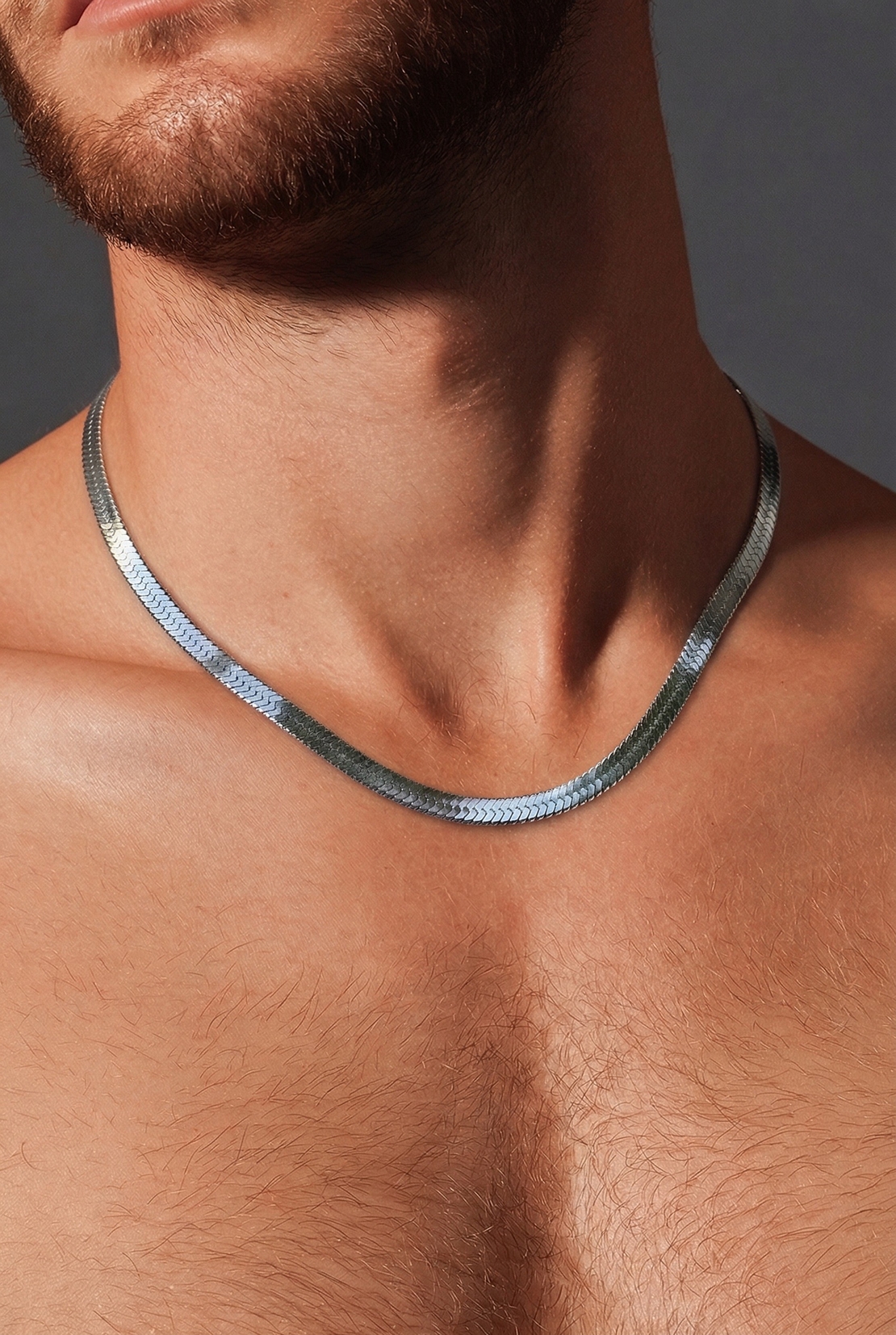 שרשרת כסף לגבר