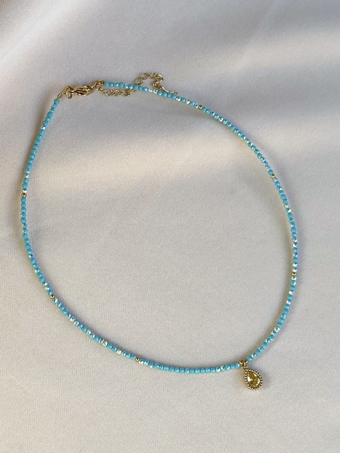 שרשרת טיפה זהב