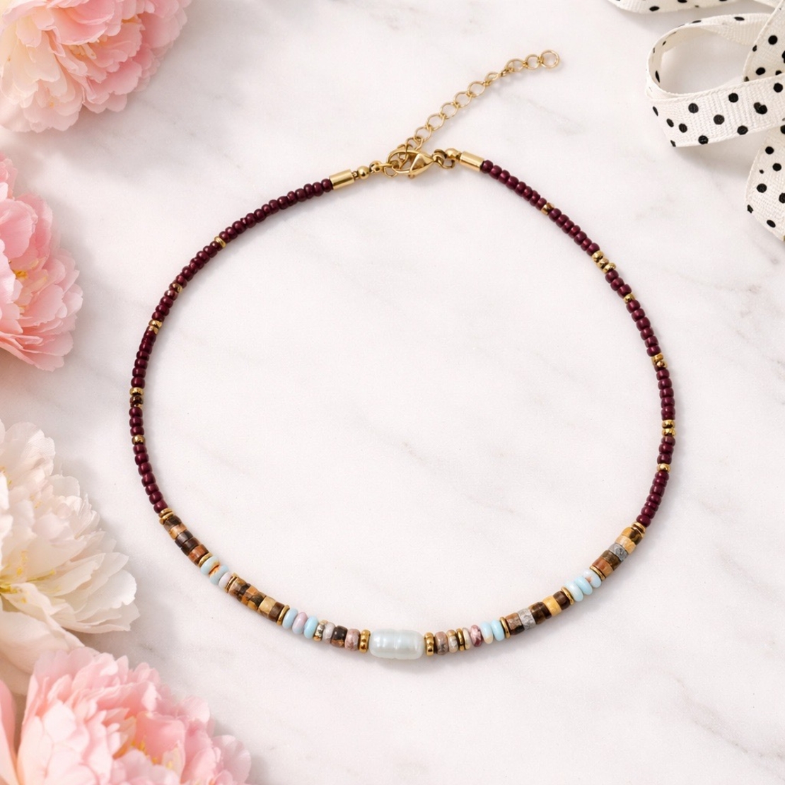 שרשרת בוהו ברי