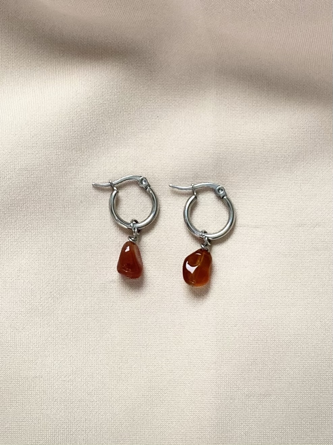 עגילים Amber Stone