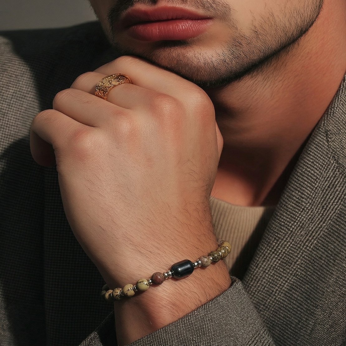 צמיד אבני טבע Forest Breath