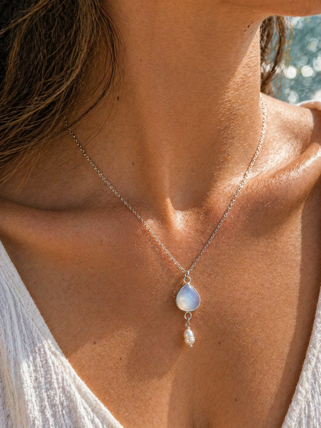 שרשרת Opal Drop