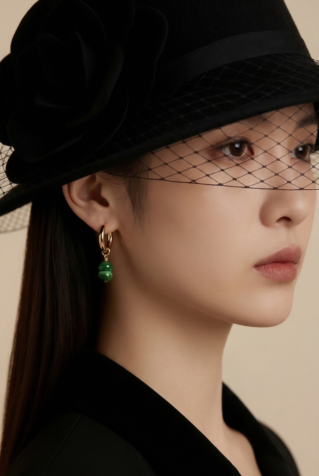 עגילי Golden Moss