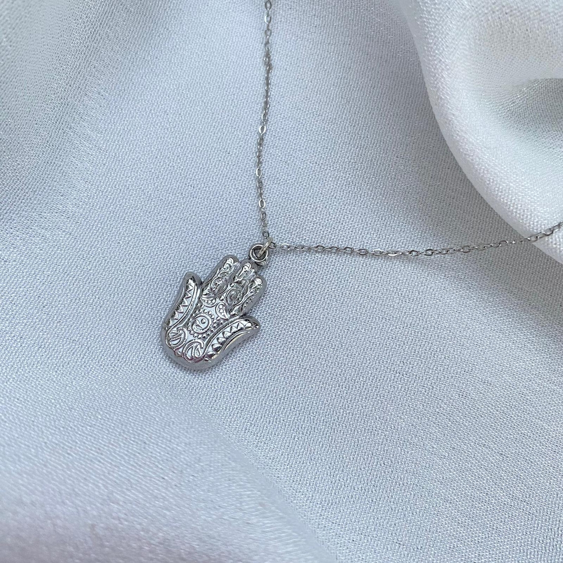 שרשרת חמסה כסף