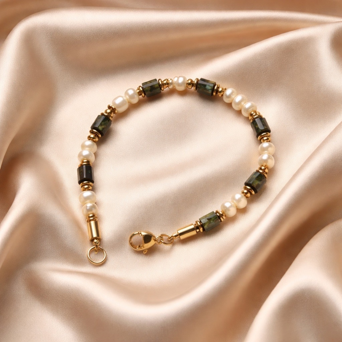 צמיד פנינים אפריקאי