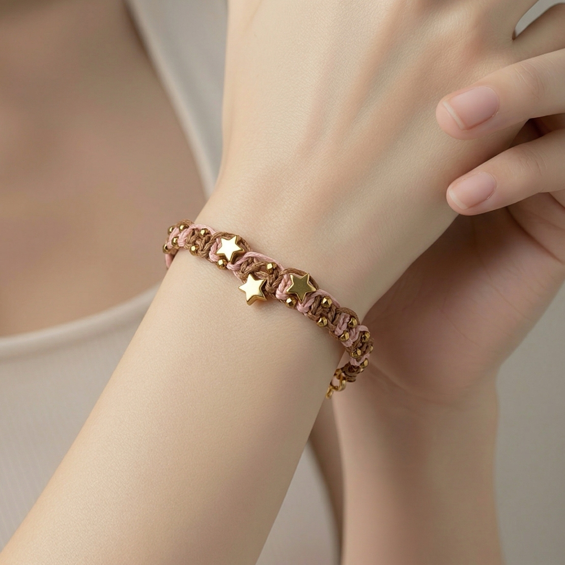 צמיד מקרמה כוכבים