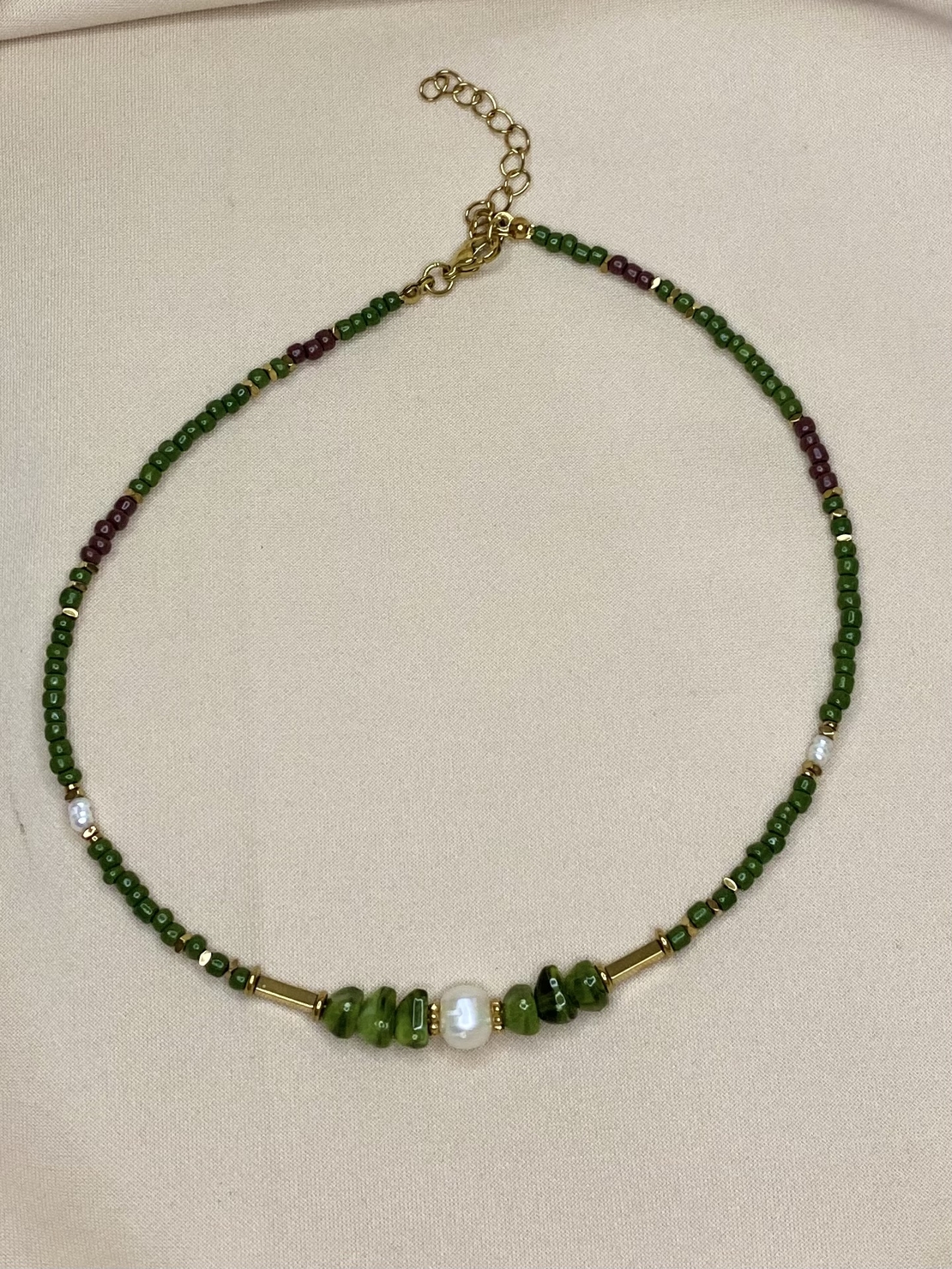 שרשרת  Green Stone